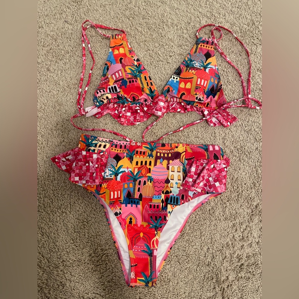 Colorful Swim Bikini Set